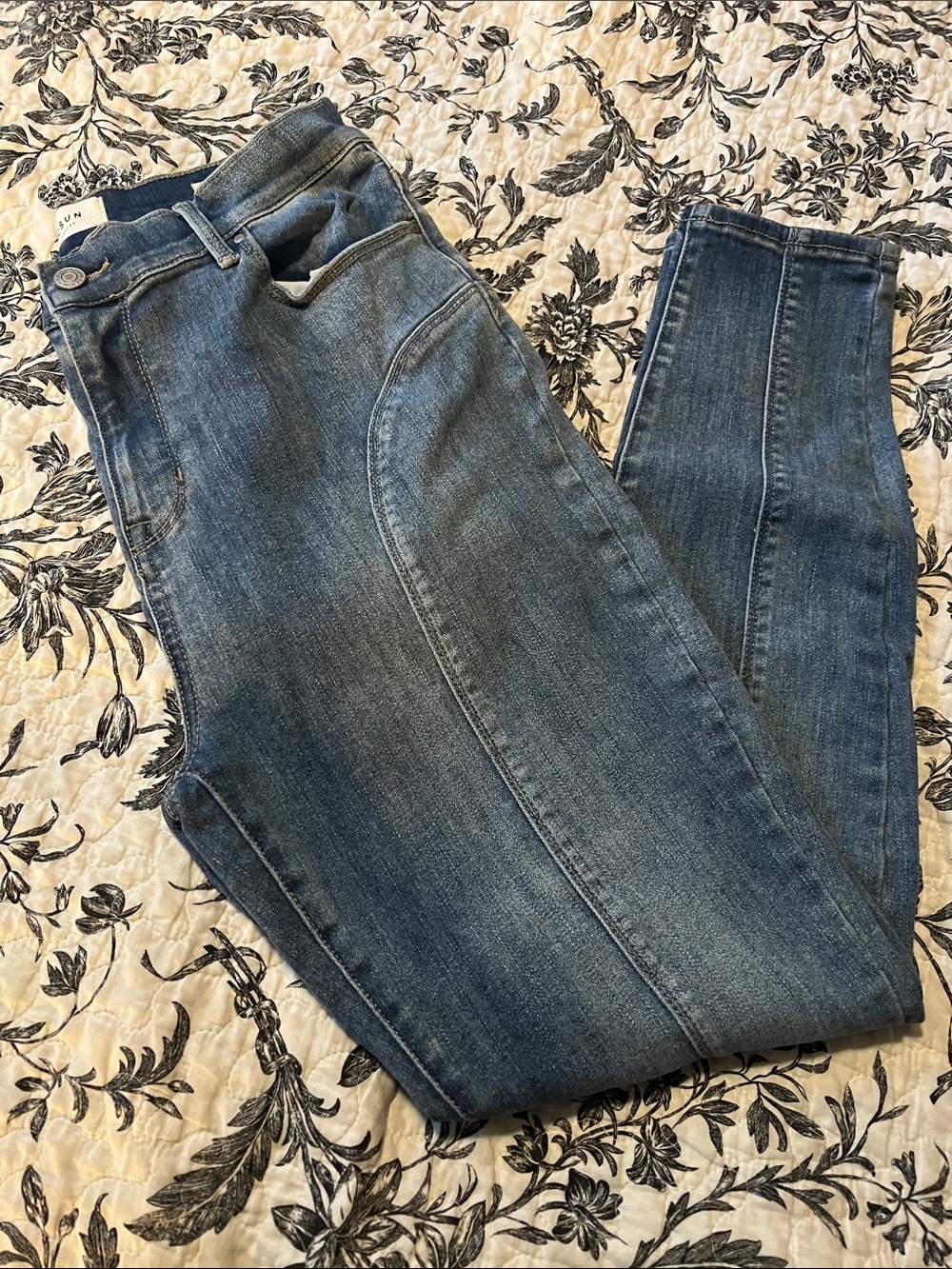PacSun Women's High-Rise Medium Blue Skinny Jeans